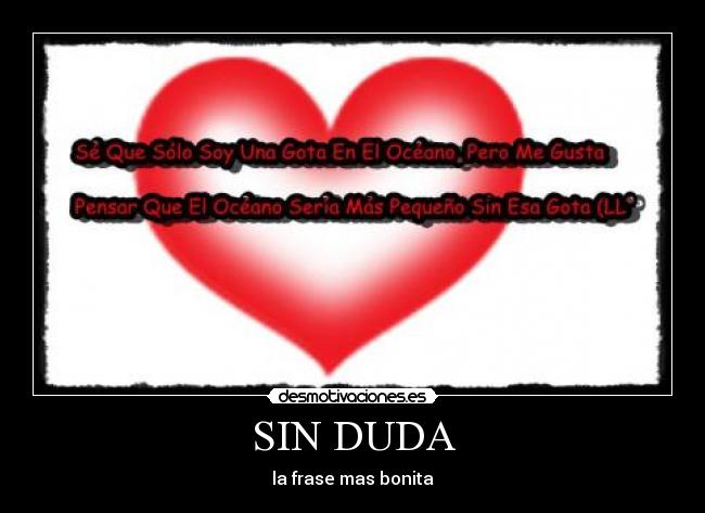 SIN DUDA -