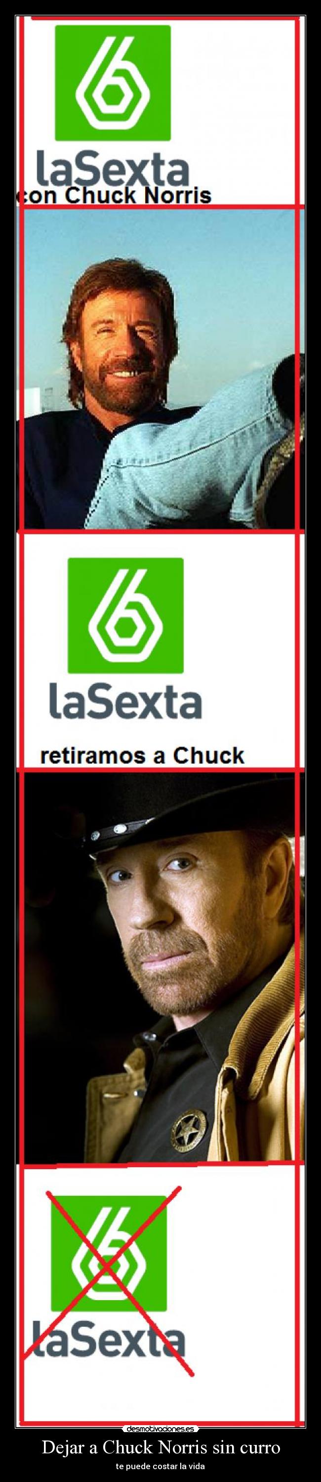 Dejar a Chuck Norris sin curro - 