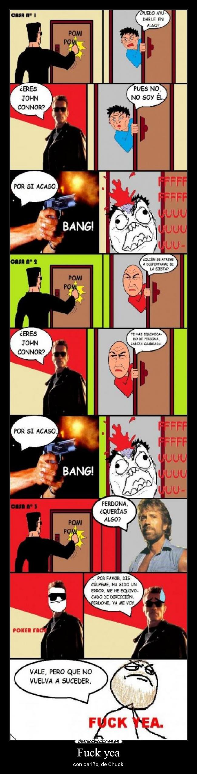 Fuck yea - con cariño, de Chuck.