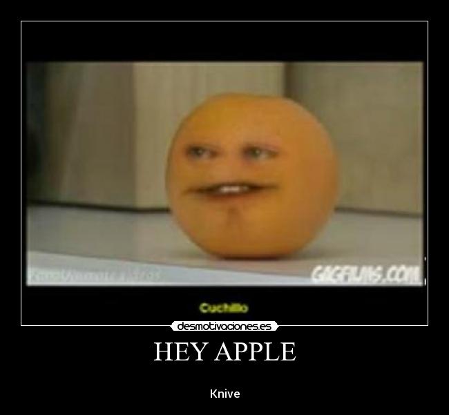 HEY APPLE -