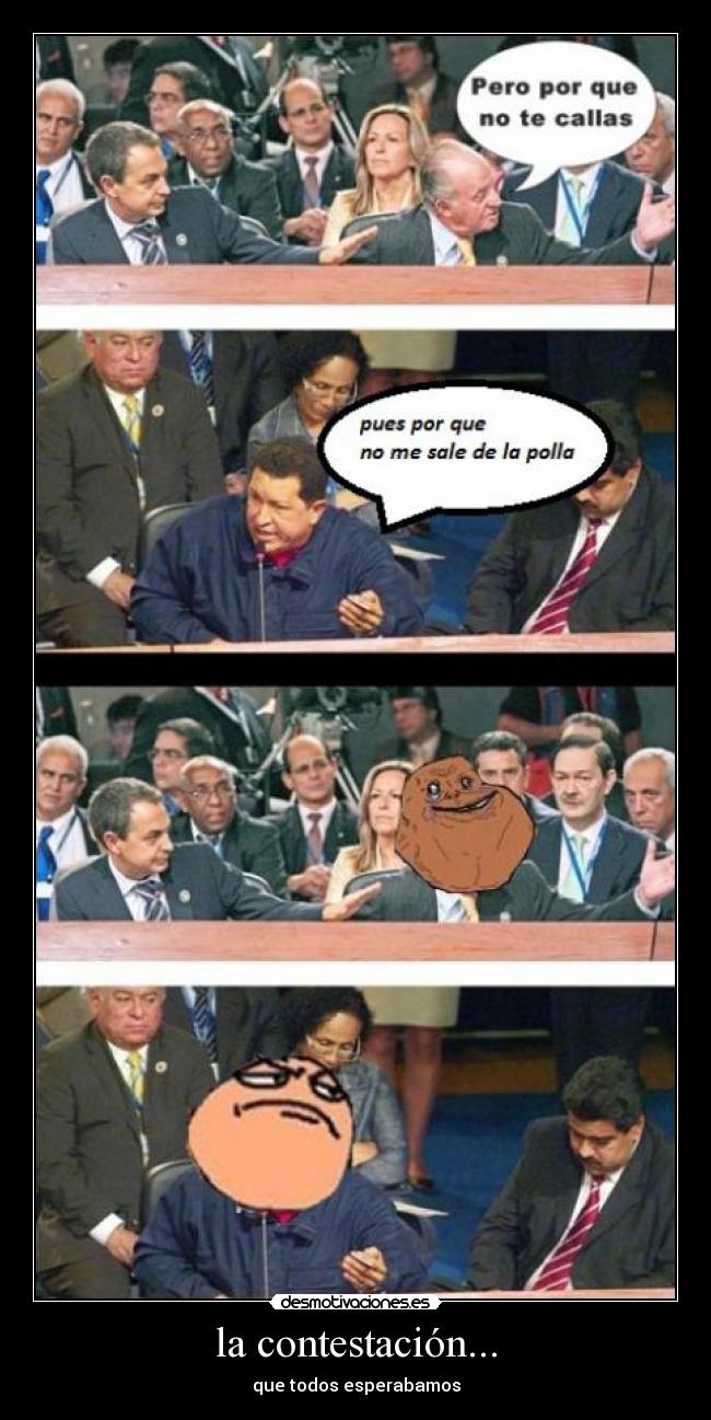 la contestación... -