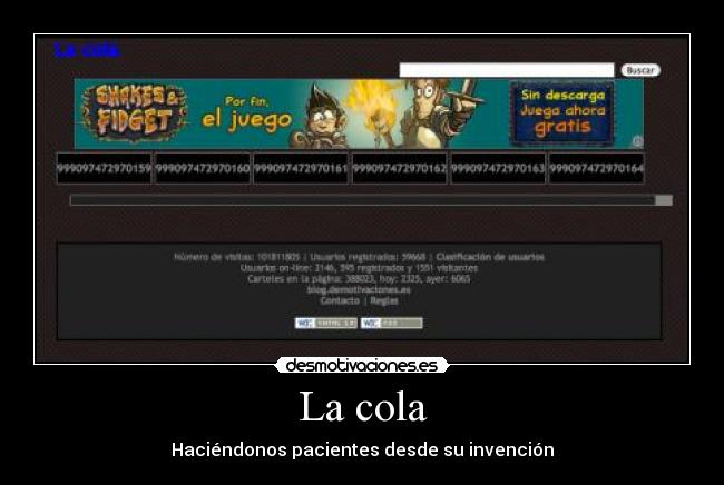 carteles cola pacientes invencion muchos justin bieber michael jackson desmotivaciones