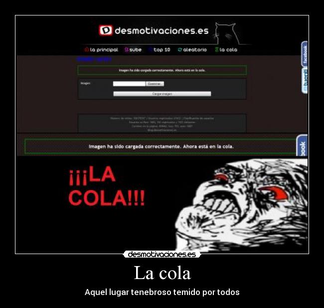 La cola -