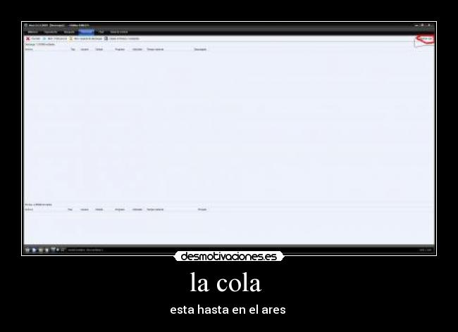 la cola - esta hasta en el ares