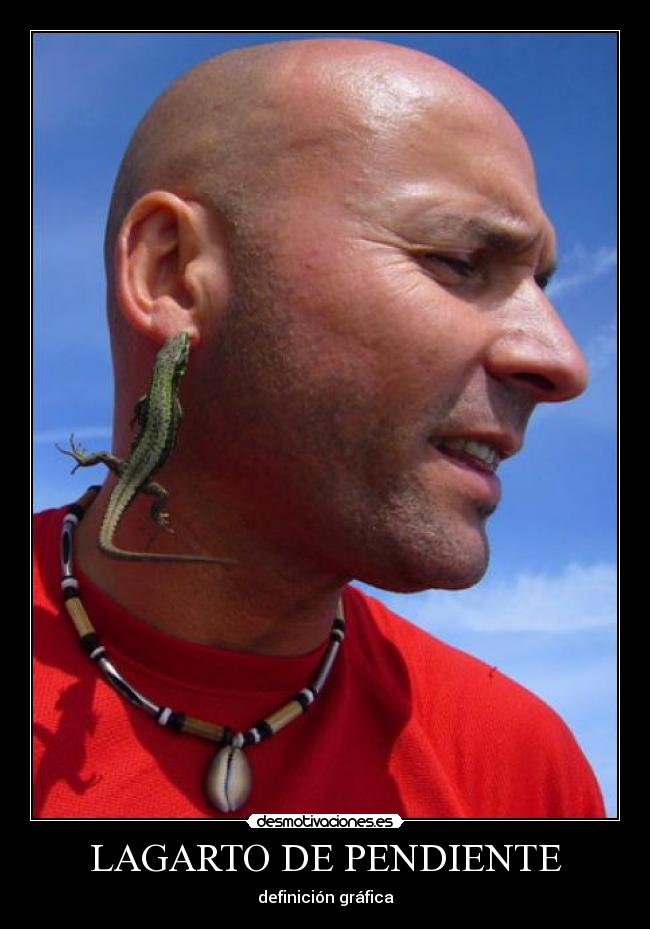 LAGARTO DE PENDIENTE - 