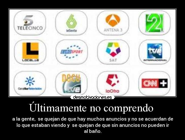 Últimamente no comprendo  - 