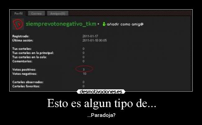 Esto es algun tipo de... - ...Paradoja?