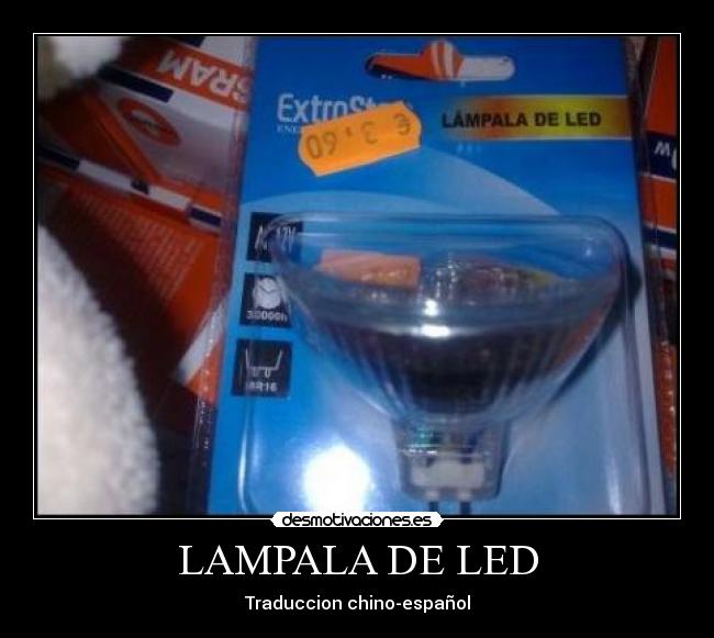 LAMPALA DE LED -