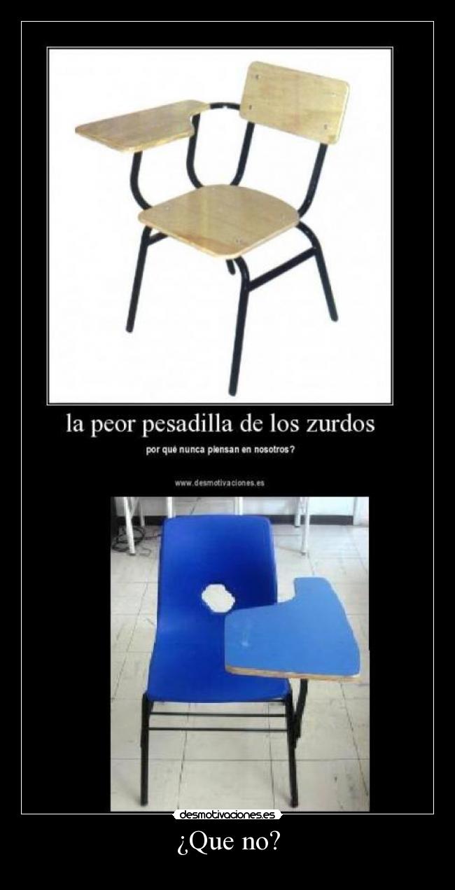 ¿Que no? -