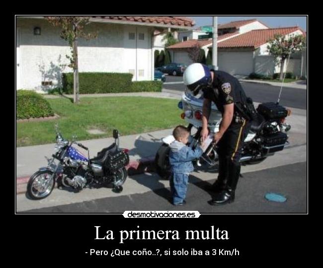 La primera multa - 
