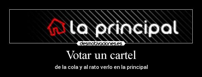 Votar un cartel -
