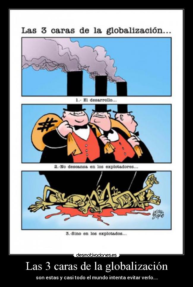 Las 3 caras de la globalización - 
