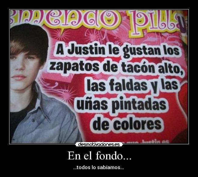 carteles justin beiber tacon falta unas marica desmotivaciones