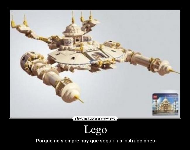 carteles legoinstrucciones desmotivaciones