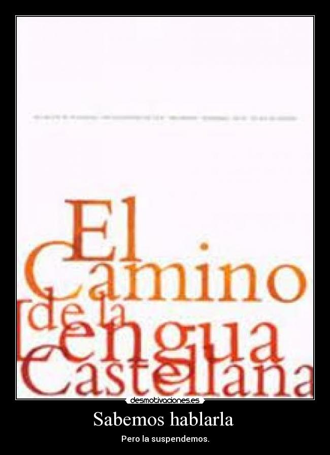 Sabemos hablarla  - 