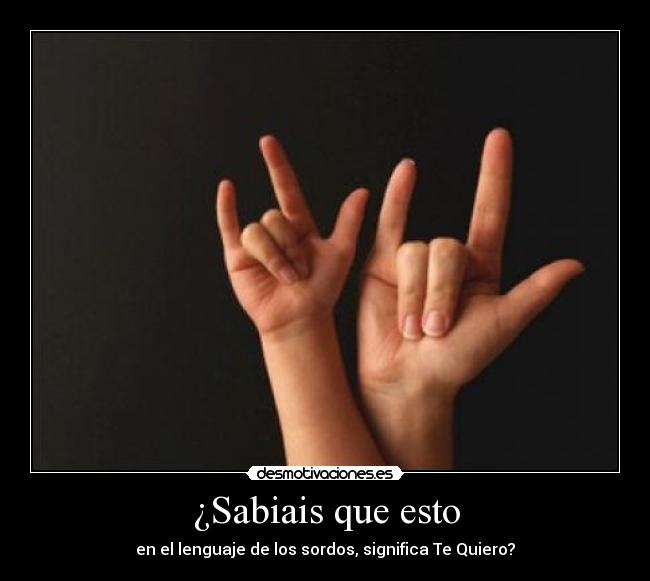 ¿Sabiais que esto -