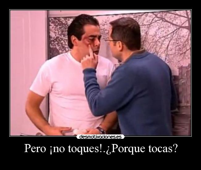 Pero ¡no toques!.¿Porque tocas? - 