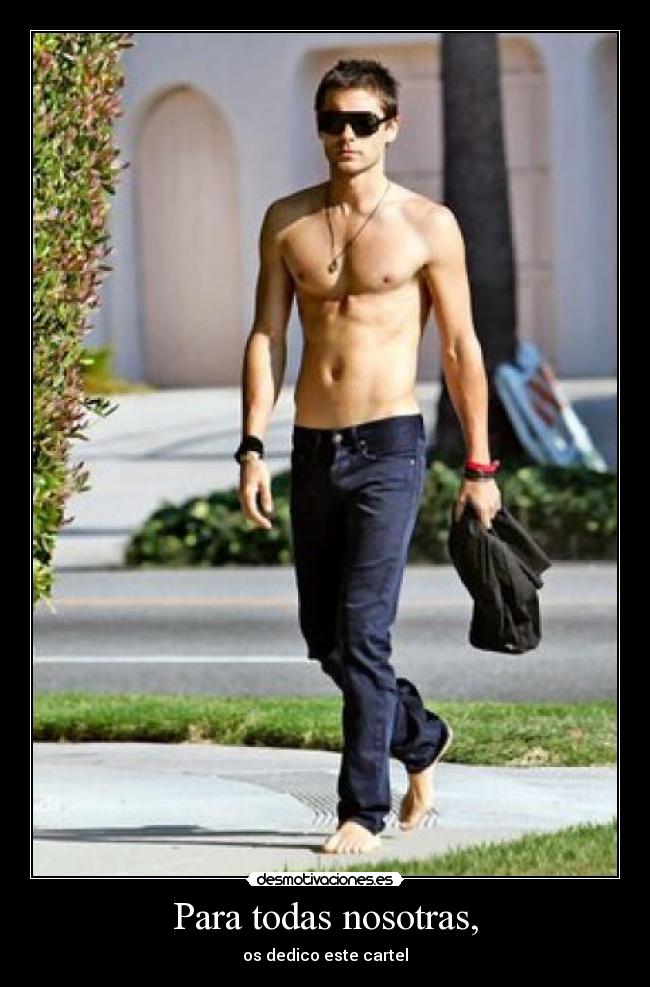 Para todas nosotras, - os dedico este cartel