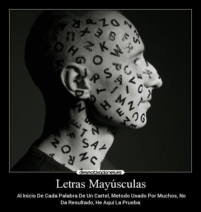 Letras Mayúsculas - 