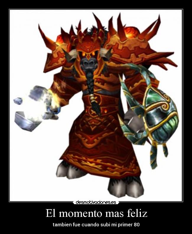 El momento mas feliz - tambien fue cuando subi mi primer 80