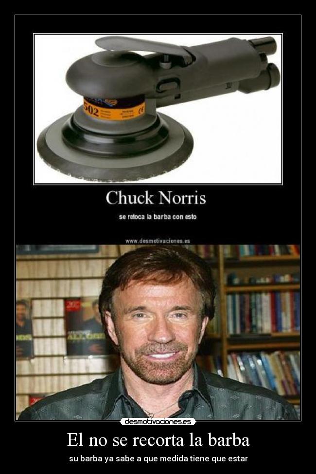 El no se recorta la barba - 