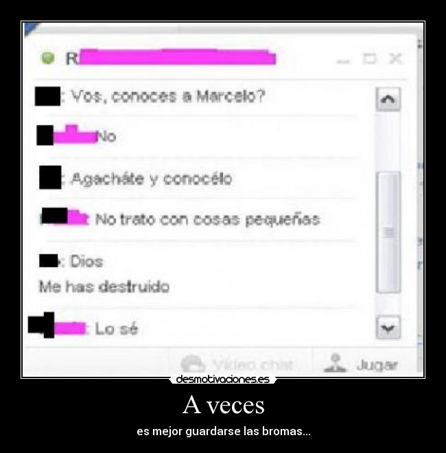 A veces -