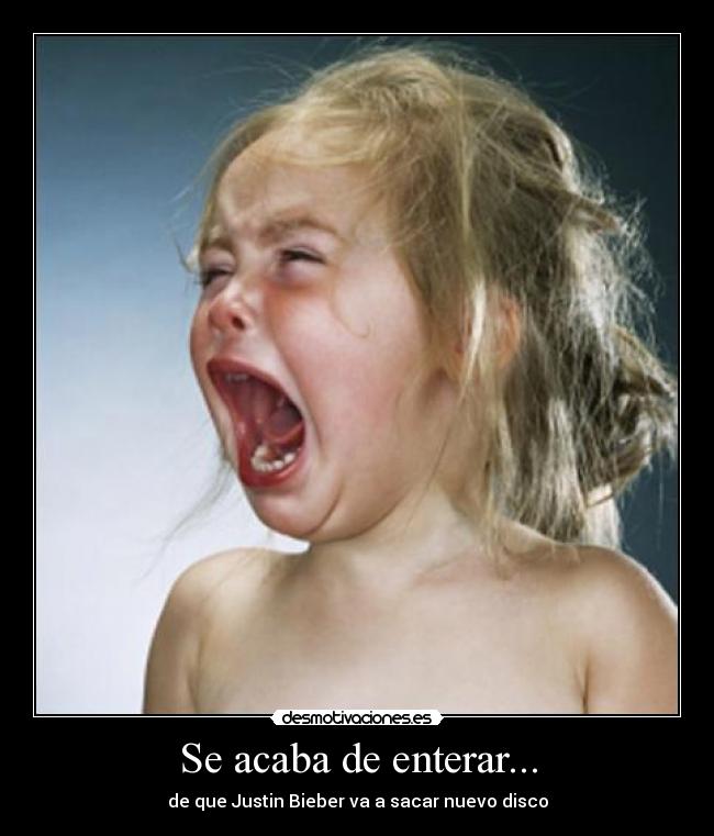 Se acaba de enterar... -