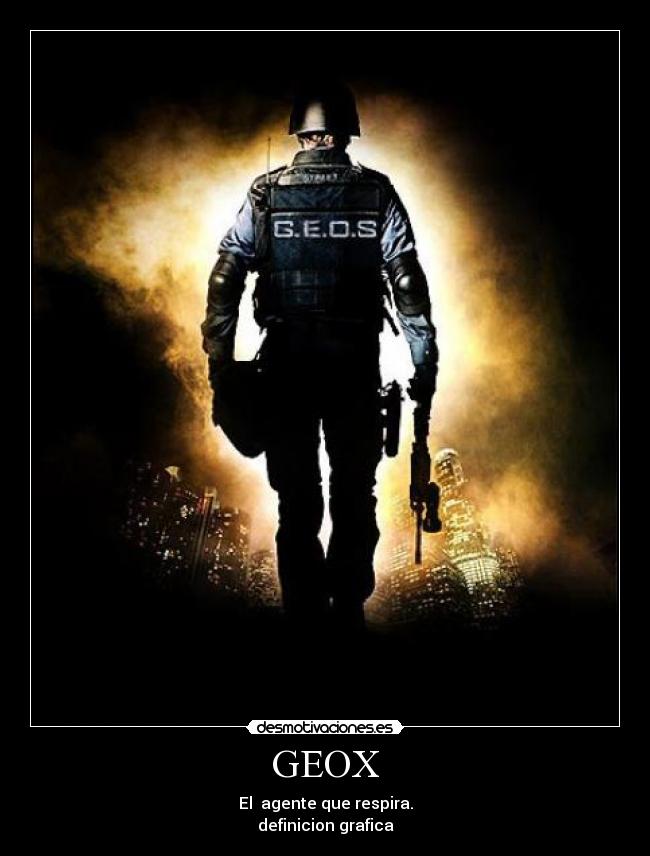 GEOX - El agente que respira.
definicion grafica