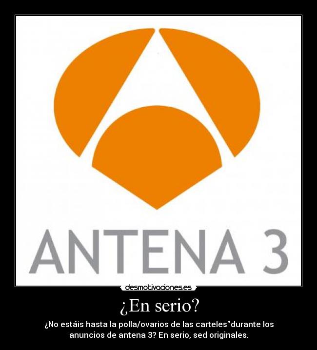 ¿En serio? - 