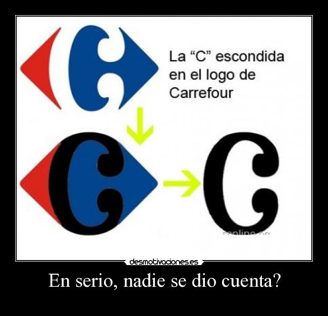 En serio, nadie se dio cuenta? - 