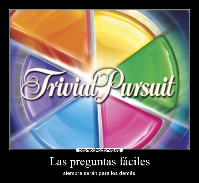 carteles trivial desmotivaciones