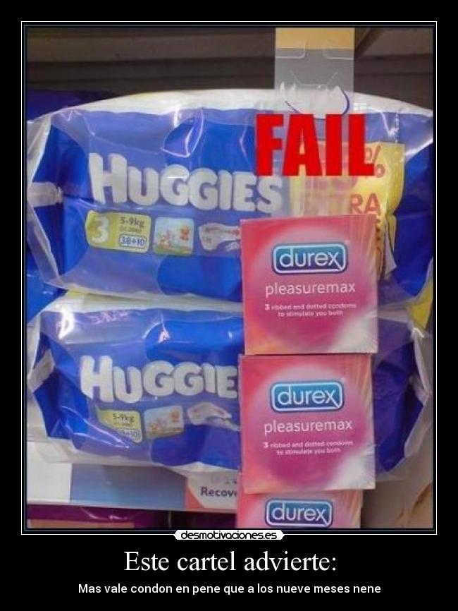 Este cartel advierte: -