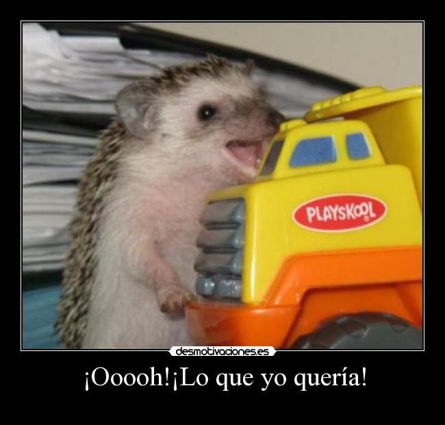 ¡Ooooh!¡Lo que yo quería! - 