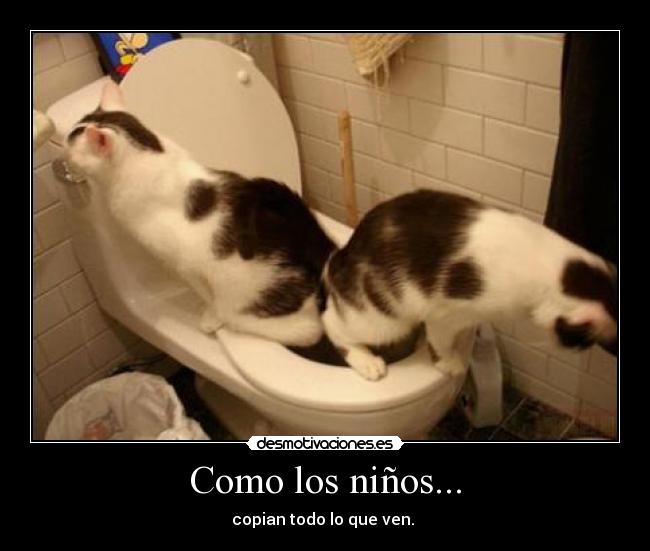 Como los niños... -
