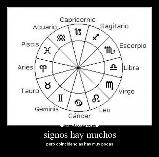 signos hay muchos - 