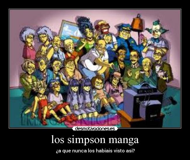 los simpson manga -