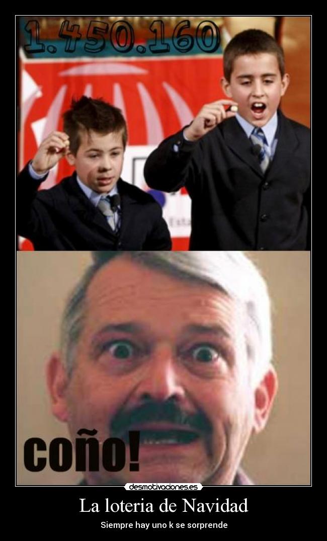 La loteria de Navidad - Siempre hay uno k se sorprende