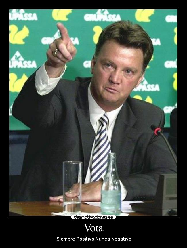 Vota - Siempre Positivo Nunca Negativo
