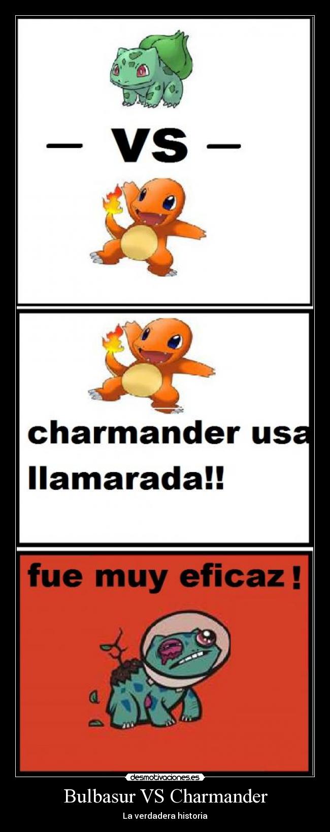Bulbasur VS Charmander - 