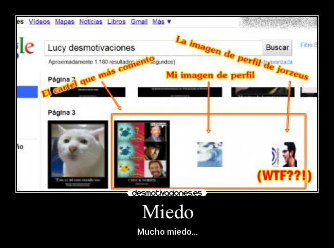 carteles miedo lucy desmotivaciones jorzeus perfil desmotivaciones
