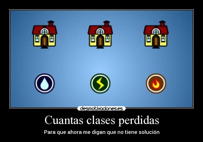 Cuantas clases perdidas -