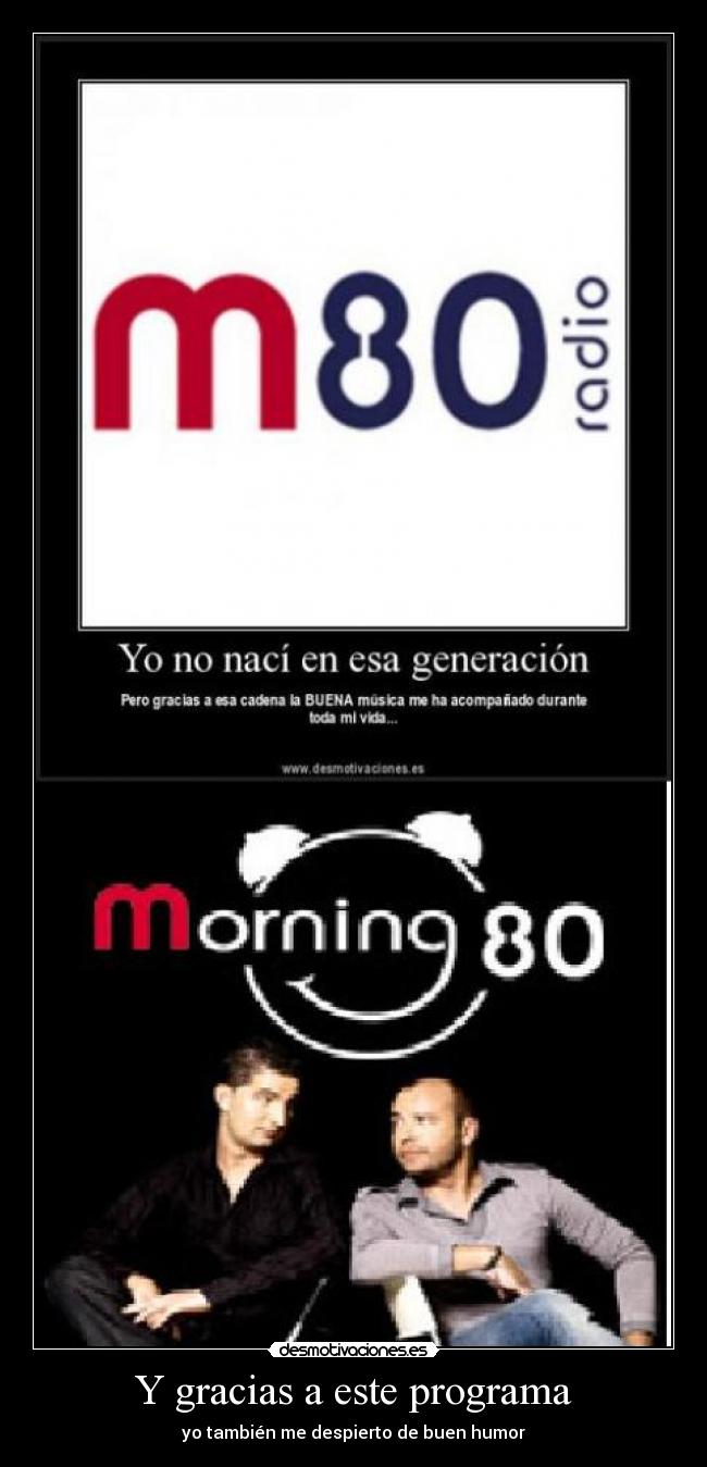 carteles morning80 desmotivaciones