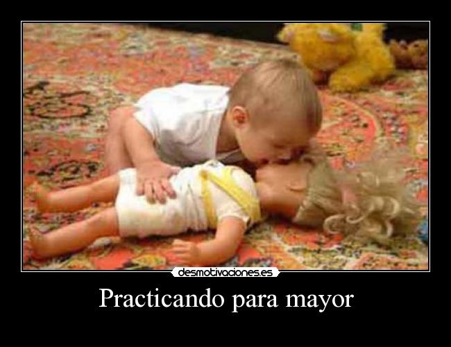 Practicando para mayor -