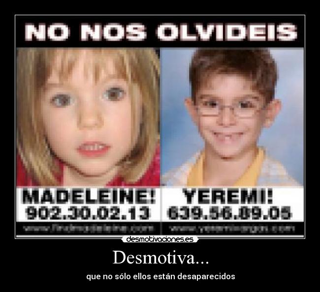 carteles desaparecer desmotivaciones