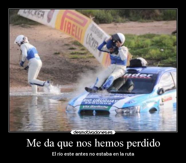 Me da que nos hemos perdido - 