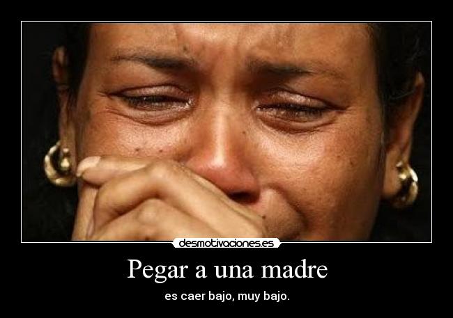 Pegar a una madre - 