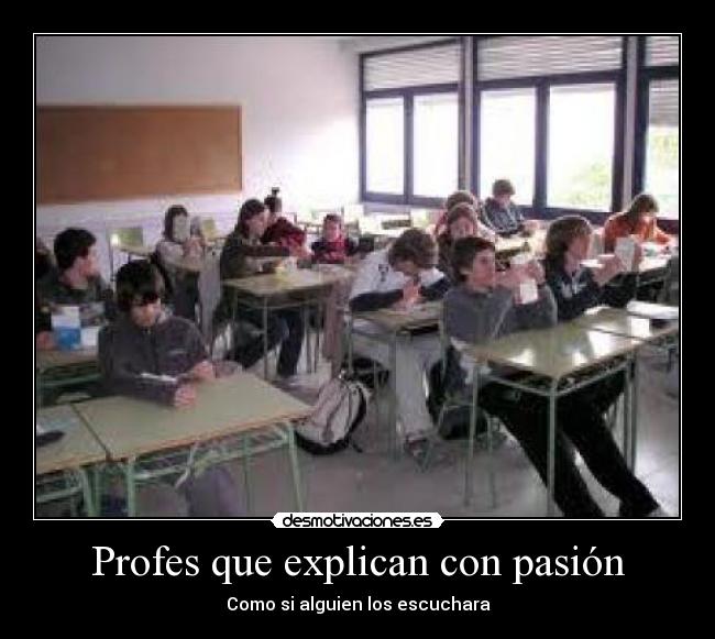 Profes que explican con pasión - 
