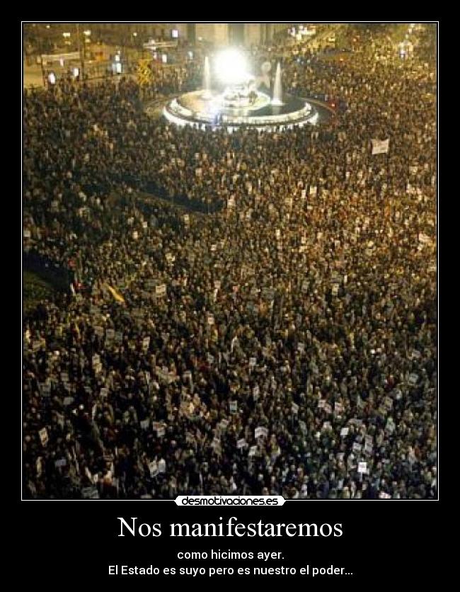 Nos manifestaremos -