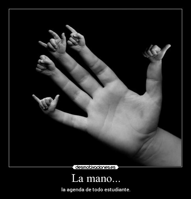 La mano... - 