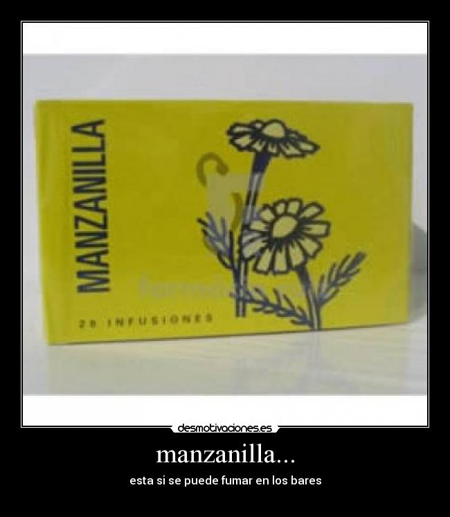 manzanilla... - esta si se puede fumar en los bares